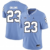 North Carolina Tar Heels 23 David Collins Blue College Football Jersey Dzhi,baseball caps,new era cap wholesale,wholesale hats